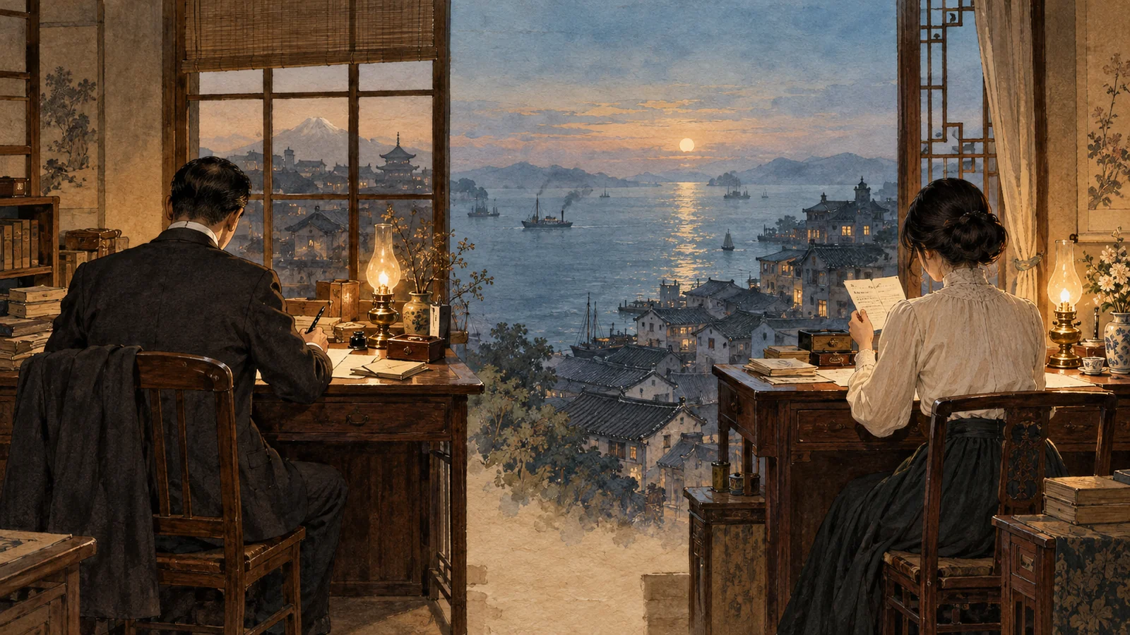 1915年，东京与上海：相隔两地的秘密通信。